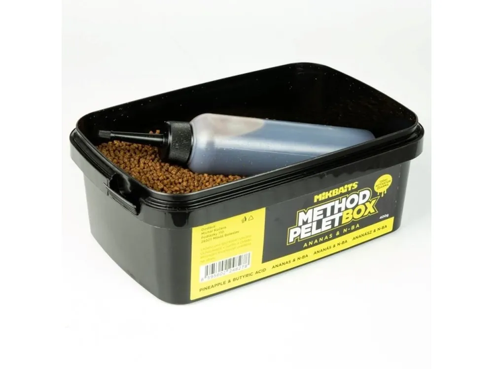 Poslední šance - Mikbaits Method Pelet Box 400g + 120ml Activator