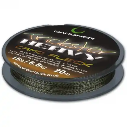 Nově přidáno - Gardner Spl. šňůra návazcová Trickster Heavy 20m/20lb Brown