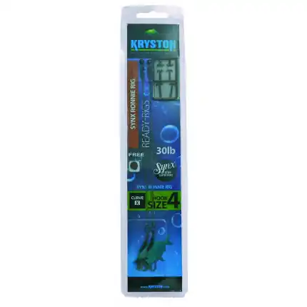 Doporučujeme - Kryston hotové návazce - 2ks Synx Ronnie Rig 30lb háček č. 8