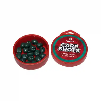 Garda Carp Shots - Carp Shots camou green 1,2g 20ks - Časově omezená nabídka