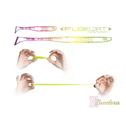 Umělá nástraha Delphin ZANDERA FlexiFLOAT UVs / 5ks 12cm/MINT | Právě uvedeno na trh