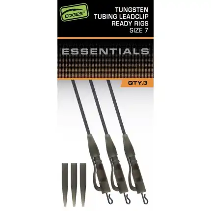 Fox Závěsky Edges Tungsten Tubing Leadclip Ready Rigs Size 7 3 ks | Skladem