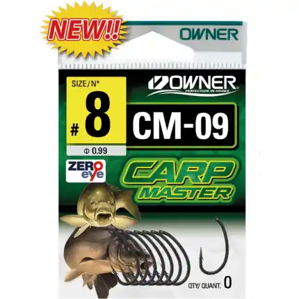 Ušetřete více - háček Owner CM-9 /8ks/ 56716.02 - CURVE SHANK