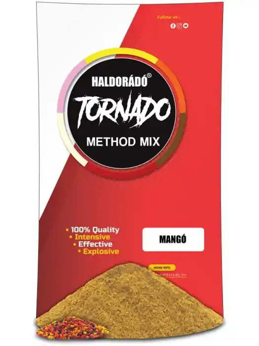 Čerstvá novinka | HALDORADO Tornado Method Mix Mango 500g
