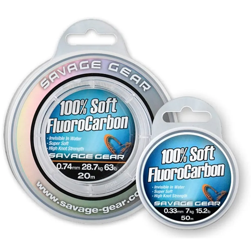 Nově v nabídce - SAVAGE GEAR Soft Fluorocarbon 50m 0,33mm