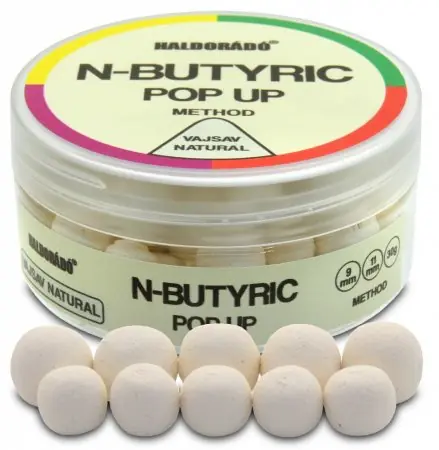 Výprodej | HALDORADO N-Butyric Pop Up Method N-Butyric Natural 9,11mm 30g