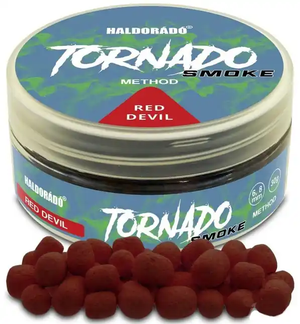 HALDORADO Tornado Smoke Method Red Devil 30g 6-8mm | Bezpečný nákup