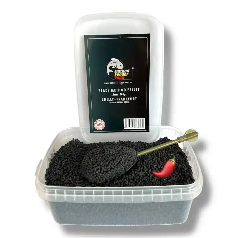 Cenový hit | METHOD FEEDER FANS Pelety Method Feeder Fans Ready Method Chilli Frankfurt 700g
