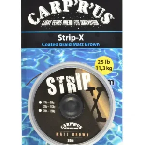 Akce | CARP´R´US Potahovaná šňůrka Strip-X Matt Brown 20m 45lb