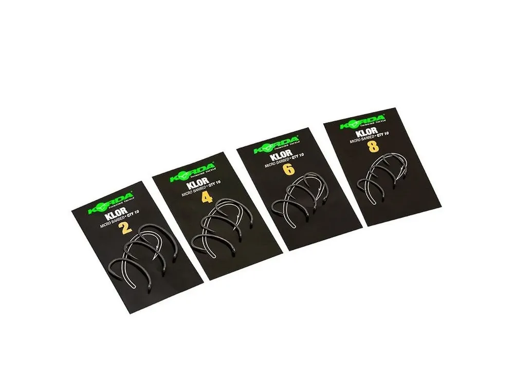 Vysoká kvalita | KORDA Klor Hooks Barbless