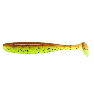 Nízká cena - Gumová Nástraha KEITECH Easy Shiner 6,5" Motoroil/Chartreuse 16,5cm 3ks