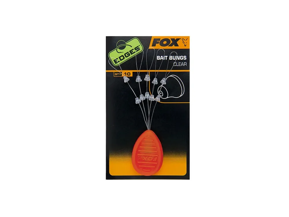 Fox Zarážky Edges Bait Bungs Clear | Oblíbený produkt