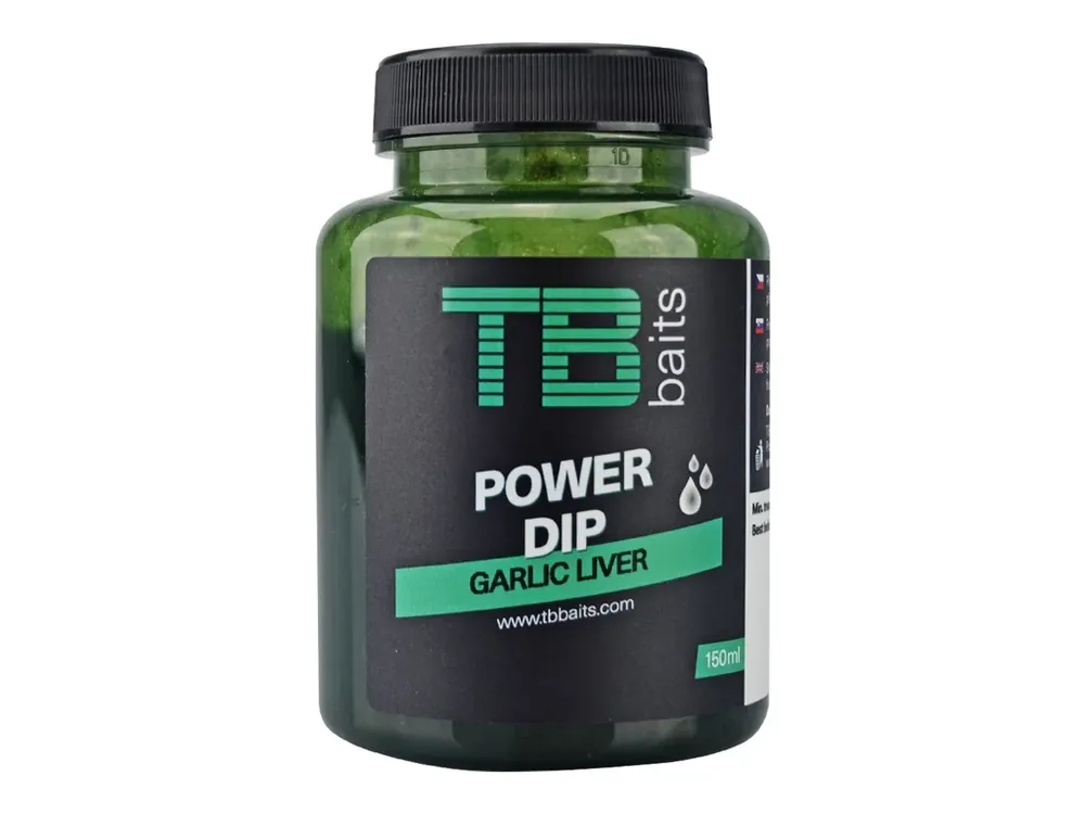 Nejprodávanější - TB Baits Power Dip Garlic Liver 150ml