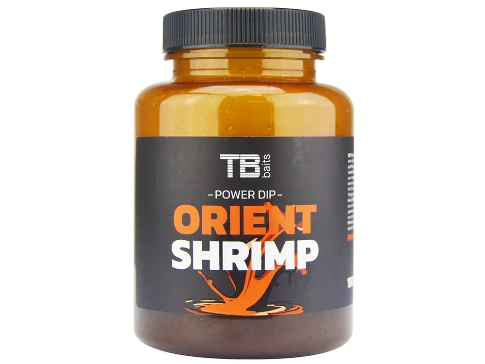 Skvělá cena - TB Baits Power Dip Orient Shrimp 150ml