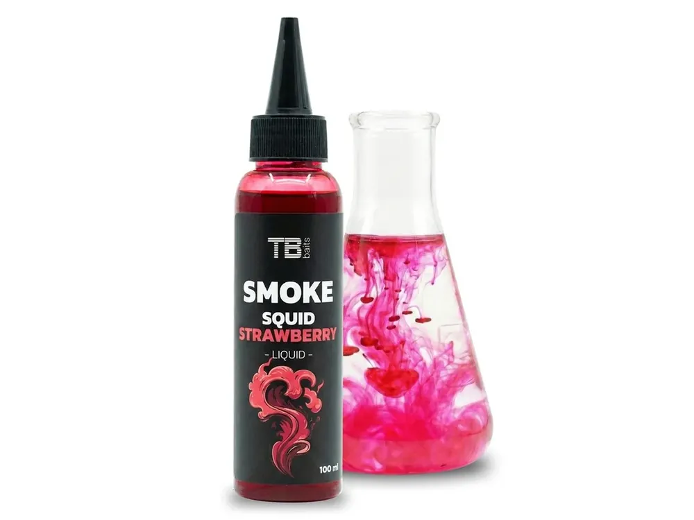 Právě přidáno | TB Baits Smoke Liquid Squid Strawberry 100ml