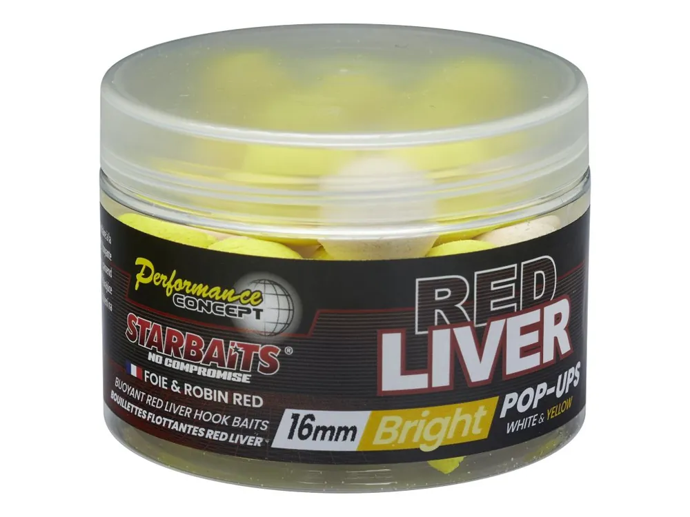 Kupte dnes - Starbaits Pop-up Bright Red Liver 50g