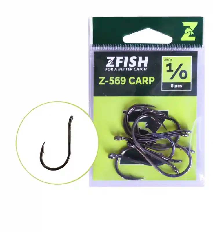 Zfish Háčky Carp Hooks Z-569 vel. 6 - Extra sleva