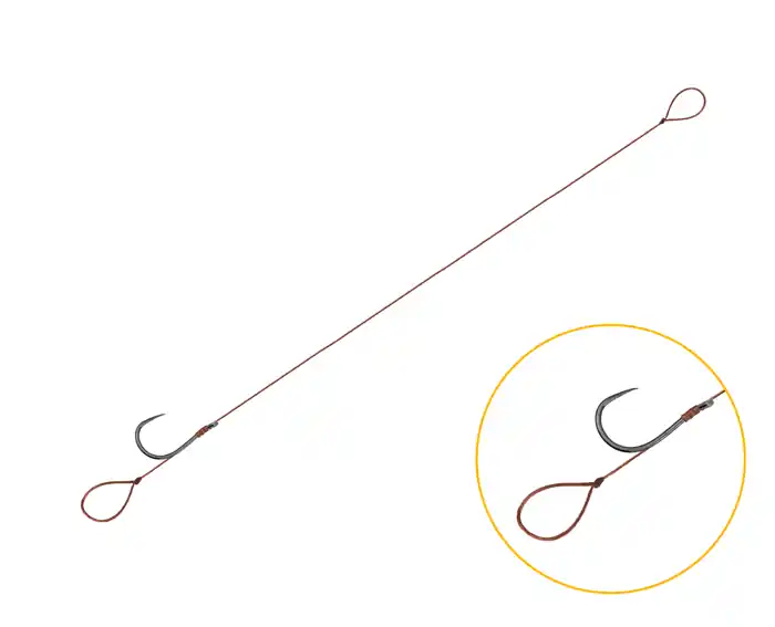 Kupte dnes - Delphin Feederový návazec Proxi 8 Loop / 6ks - 8cm 6 SM - bez protihrotu