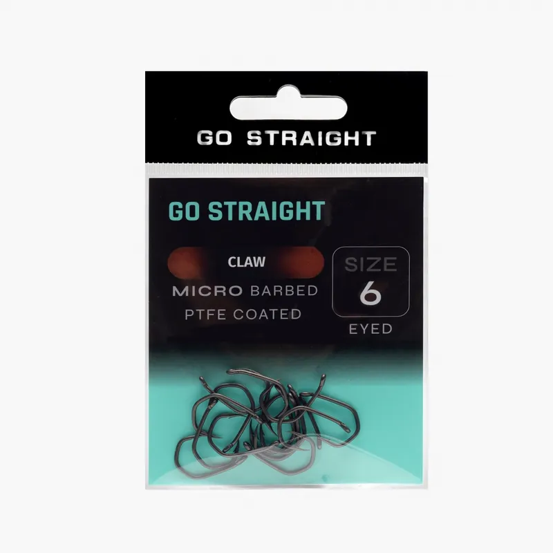 GO STRAIGHT Háčky B Claw Micro Barbed vel. 6 - Bestseller