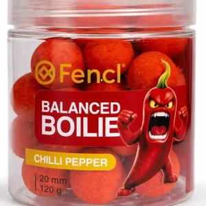 Velmi žádaný produkt | Fencl Vyvážené Boilie Balanced Chilli Pepper 120 g 20 mm